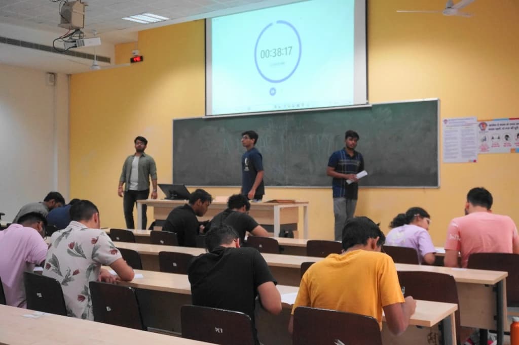 Presentation in classroom